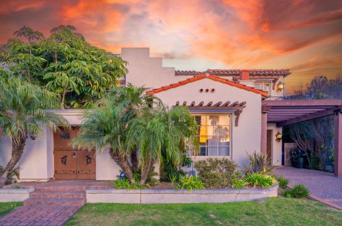 Ocean View Spanish Beauty  Half Block to Beach, New Hot Tub