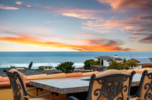 Oceanview Rooftop Escape, Modern Spanish Decor